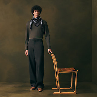 Quadrige fringed scarf 80 | Hermès USA